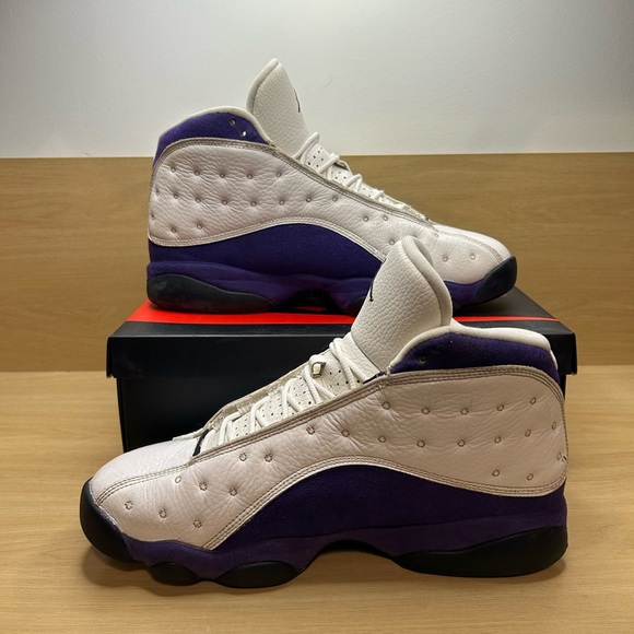 Size 10 - Air Jordan 13 Retro Lakers - Picture 2 of 16